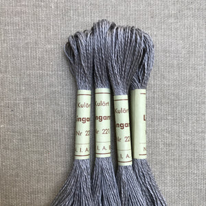 Nordiska Grey #221 linen embroidery thread